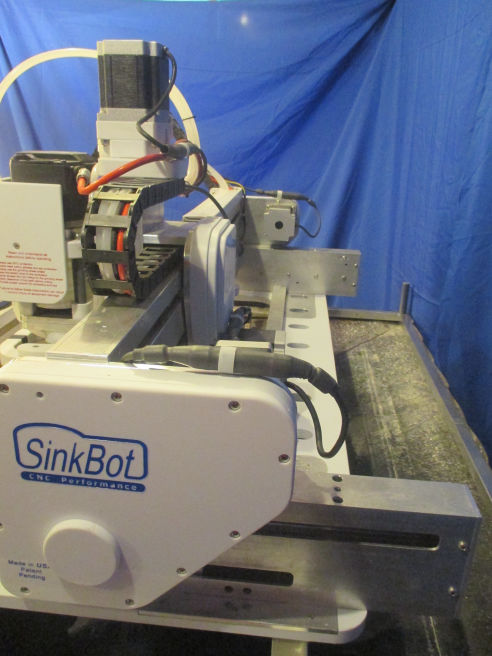 SinkBot wires and drive parts protected